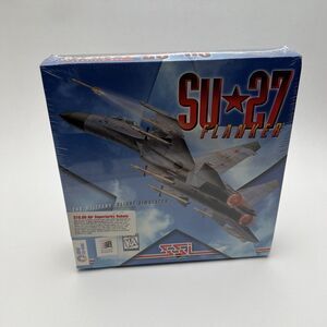 SU-27 Flanker The Military Flight Simulator 1995 Computer Game Sealed Brand New